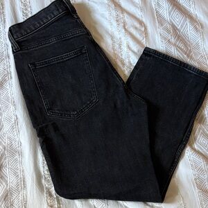 Abercrombie & Fitch Black Straight Leg Jeans
